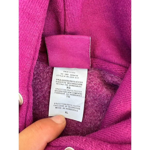 Champion Reverse Weave Womens Purple Hoodie X-Large - Picture 3 of 7